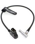 Alvin's Cables Power Cable for Teradek Bolt 500 2 Pin Rotate 180 Right Angle Male to D TAP