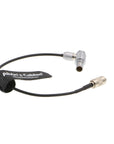 Alvin's Cables Red Komodo Timecode Cable Timecode Sync Box DIN Male to EXT 9 Pin Male Right Angle Time Code Cable