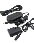 Alvin’s Cables ACK E6 Replacement AC Power Adapter Cable Kit Dummy Battery for Canon EOS 5DS R 5D Mark II 5D Mark III 5D Mark Ⅳ 6D 60D 60Da 7D Mark II 70D 80D from AC Outlet Fully Decoded Smart Chip
