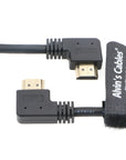 Alvin's Cables Z Cam E2 L Shape 4K 60P HDMI Cable for Atomos Shinobi Ninja V Monitor and Portkeys BM5 Right Angle to Right Angle High Speed HDMI Cord