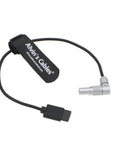 Alvin's Cables Z CAM E2 Flagship Power Cable Rotatable Right Angle 2 Pin Male to Ronin S 4 Pin Female Power Cable for DJI