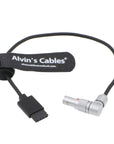 Alvin's Cables Z CAM E2 Flagship Power Cable Rotatable Right Angle 2 Pin Male to Ronin S 4 Pin Female Power Cable for DJI
