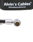 Teradek-Bolt-Wireless Power-Cable for SmallHD-702-Bright Rotatable-2-Pin Right-Angle to 2Pin Male Cord for ARRI-Alexa Camera Alvin's Cables