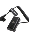 Alvin's Cables NP F550 Dummy Battery to D-Tap Coiled Power Cable for Sony NP F550|F570|F970 |Atomos Ninja V Monitor Upgraded