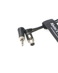 Low-Profile Audio-Cable TA3F Mini-XLR 3-Pin Female to Locking-3.5mm-TRS Right Angle for Sennheiser EK 2000| Sony UWP| Sound Devices 633 688 Balanced Output Cable Alvin's Cables