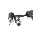 Low-Profile Audio-Cable TA3F Mini-XLR 3-Pin Female to Locking-3.5mm-TRS Right Angle for Sennheiser EK 2000| Sony UWP| Sound Devices 633 688 Balanced Output Cable Alvin's Cables
