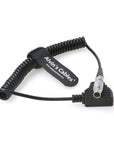 Power-Cable for Pdmovie-Follow-Focus-Motor 6 Pin Male to D-tap Coiled Power-Cord Alvin’s Cables