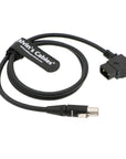 Alvin's Cables 12V TV Logic Monitor Power Cable Mini XLR 4 Pin Female to D Tap for Cameras Monitor