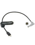 Alvin’s Cables 2 Pin Male to Micro USB Power Cable for Z CAM E2 Flagship to Nucleus Nano