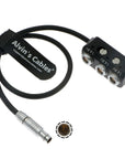 Alvin's Cables Run Stop Power Cable for ARRI Alexa Mini LF RS 3 Pin to RS 3 Pin and 2×2 Pin 1 to 3 Power Splitter Box for ARRI Alexa RED Teradek