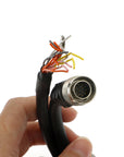 Alvin's Cables 12 Pin Hirose Male HR10A-10P-12P High Flex Power IO Cable for Camera 1M