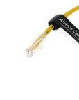 Alvin’s Cables Ethernet Cable for Phantom VEO-S| UHS| T-SERIES| v2640 ONYX| Flex4K Camera Fischer 8 Pin to RJ45 Cable 71cm|28inches