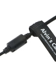 NP F550 Dummy Battery to Hirose 4 Pin Male Power Cable for Sony to Feelworld Monitor 7” F7 Alvin’s Cables