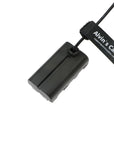 NP F550 Dummy Battery to Hirose 4 Pin Male Power Cable for Sony to Feelworld Monitor 7” F7 Alvin’s Cables