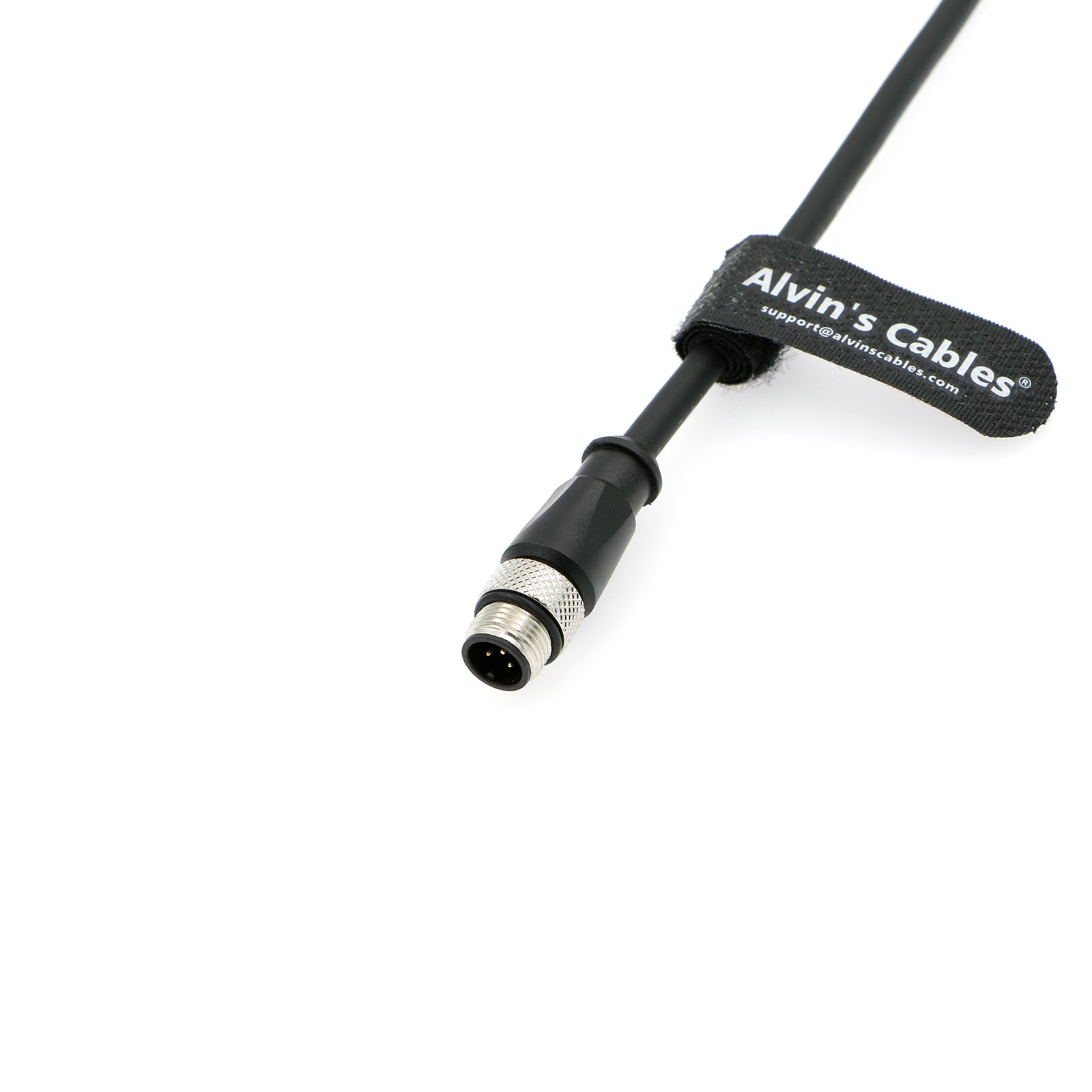 M12 Industrial Cable M12 A Code 5 Pin Male Aviation Connector Electrical Shielded Cable for Industrial cameras Sensor Network Alvin’s Cables