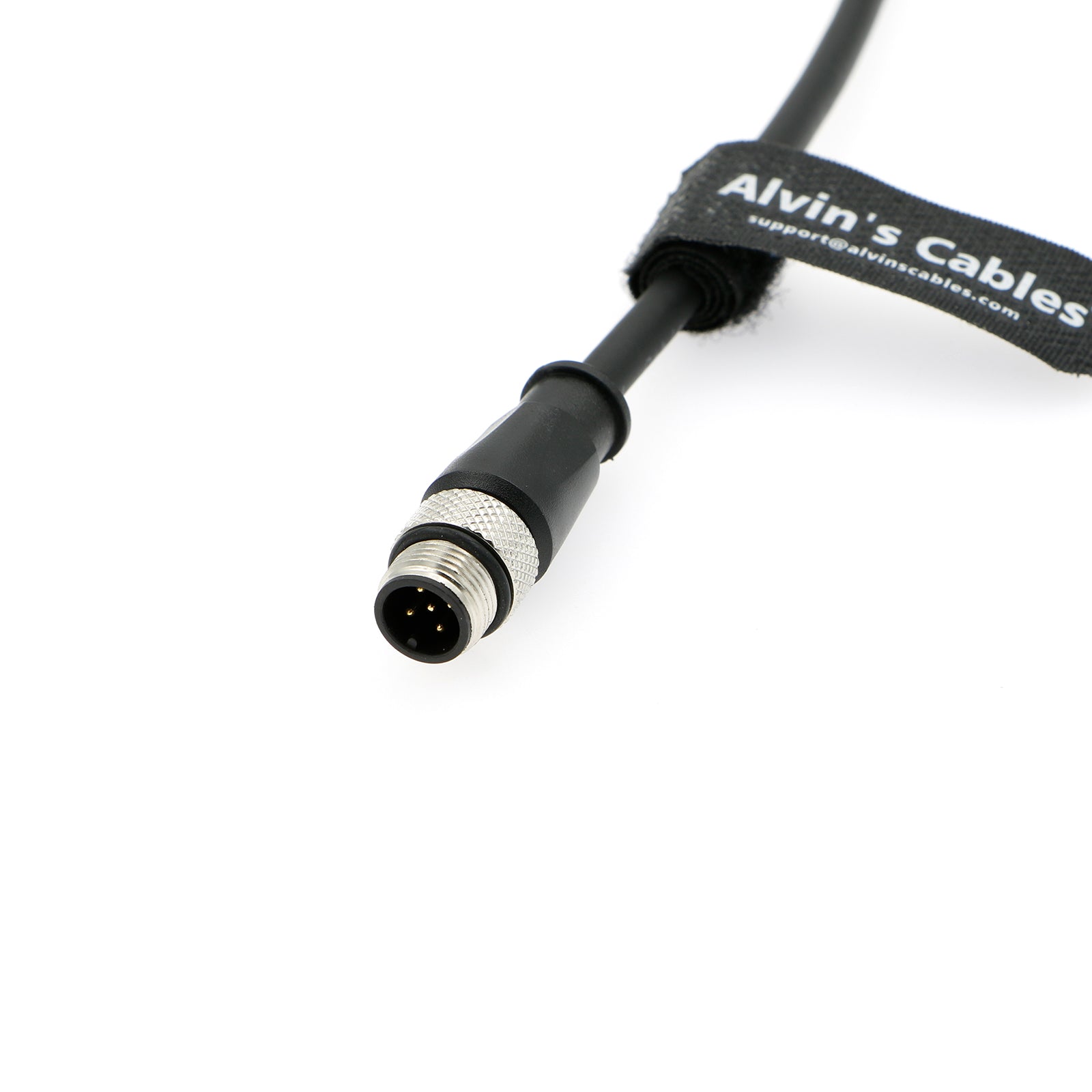 M12 Industrial Cable M12 A Code 5 Pin Male Aviation Connector Electrical Shielded Cable for Industrial cameras Sensor Network Alvin’s Cables