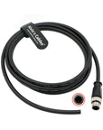 Alvin's Cables M12 Sensor Cable M12 A Code 4 Pin Male Aviation Connector Electrical Shielded Cable for Industrial Sensor Camera 6.5Ft|2M