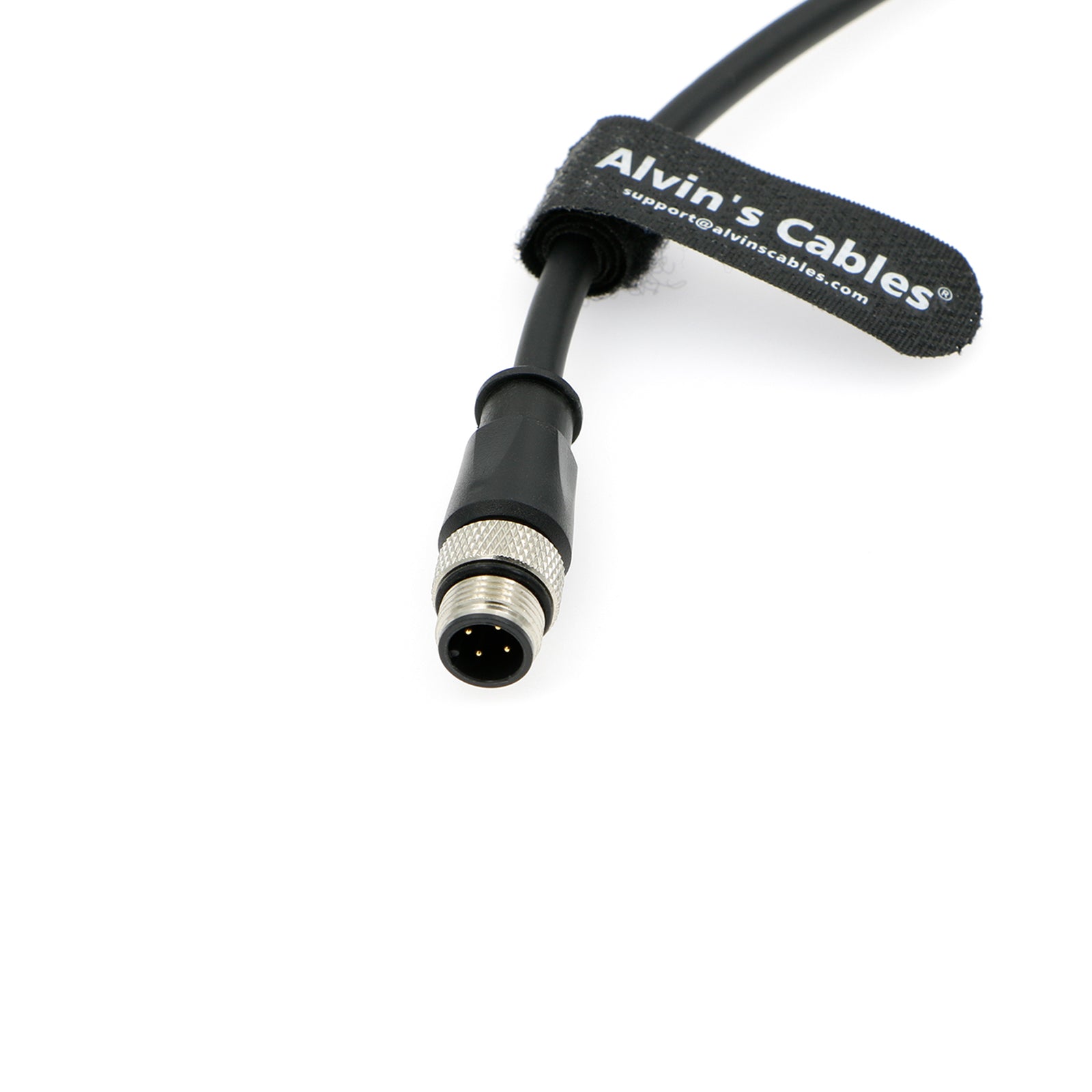 Alvin's Cables M12 Sensor Cable M12 A Code 4 Pin Male Aviation Connector Electrical Shielded Cable for Industrial Sensor Camera 6.5Ft|2M
