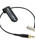 Alvin's Cables Timecode Cable for Canon R5C from Deity Tentacle Sync 3.5mm Lock TRS to DIN 1.0/2.3 Time Code Cable