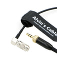 Alvin's Cables Timecode Cable for Canon R5C from Deity Tentacle Sync 3.5mm Lock TRS to DIN 1.0/2.3 Time Code Cable