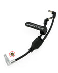 Alvin's Cables Rotatable 2-Pin Male to Dual Right-Angle DC Male Power Cable for Z-CAM F6