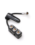 Power-Splitter-Box for Steadicam Zephyr|Archer2 Sled 3-Pin-Male to 3-Pin-Female 2×2-Pin-Female Power-Cable for ARRI RED Teradek SmallHD Alvin’s Cables