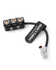 Power-Splitter-Box for Steadicam Zephyr|Archer2 Sled 3-Pin-Male to 3-Pin-Female 2×2-Pin-Female Power-Cable for ARRI RED Teradek SmallHD Alvin’s Cables