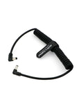 Alvin's Cables DC Power Cord 5.5 x 2.1mm DC Male Right Angle Coiled Power Cable for Atomos Shogun Monitor, Blackmagic Video Assist, Transmitters, Receivers