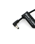 Alvin's Cables DC Power Cord 5.5 x 2.1mm DC Male Right Angle Coiled Power Cable for Atomos Shogun Monitor, Blackmagic Video Assist, Transmitters, Receivers