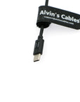Alvin's Cables PD Type-C to Decoding NP-W126 Dummy Battery Coiled Power Cable for Fujifilm Fuji XT1 X-T10 XT2 X-T20 XT3 XT30 X-Pro2 X-Pro3 X-S10 X-E1 X-E2 X-E3 X-M1 X-A1 X-A2 HS50EXR HS35EXR Cameras