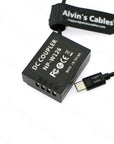 Alvin's Cables PD Type-C to Decoding NP-W126 Dummy Battery Coiled Power Cable for Fujifilm Fuji XT1 X-T10 XT2 X-T20 XT3 XT30 X-Pro2 X-Pro3 X-S10 X-E1 X-E2 X-E3 X-M1 X-A1 X-A2 HS50EXR HS35EXR Cameras