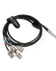 Sync Cable for RED Komodo Straight 9 Pin Male to 4 Ports BNC for Timecode in| Timecode Out| Genlock| GPI