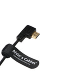 Z-CAM-E2 L-Shape 4K-60P HDMI-Cable for Atomos-Shinobi Ninja-V Monitor|Portkeys-BM5 Righ- Angle to Right Angle High Speed 8K HDMI-Cord Alvin's Cables Upgrade Version 12inches|30cm