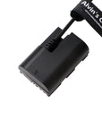 Alvin's Cables E6NH Dummy Battery to D-Tap Coiled Cable for Canon LP-E6NH, for Canon R5, R5 C, R6, R7, R, 5D II/III/IV, 6D, 6D II, 7D, 7D II, 60D, 60Da, 70D, 80D, 90D, XC10, XC15, 5DS, 5DS R Cameras
