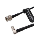 Alvin's Cables Micro BNC Male High Density BNC to BNC Male HD SDI Coaxial Cable for Blackmagic Video Assist 75 Ohm