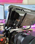 Alvin's Cables Z CAM E2 Flagship Rotatable Right Angle 2 Pin to Straight Lock DC Power Cable for Atomos Shinobi Ninja V Monitor Adjustable 90 Degrees 2 Pin Male Cord for Z CAM E2-S6 E2-F6 E2-F8