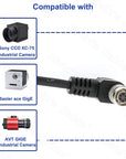 Alvin’s Cable Hirose 6 Pin Female HR10A-7P-6S to Flying Lead Power I/O Cable for Basler GIGE AVT for Sony CCD Camera