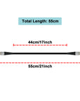 Alvin’s Cables RED-KOMODO Control-Cable for SMALLHD Focus PRO Monitor EXT 9 Pin to 5 Pin 55cm| 21.7inches