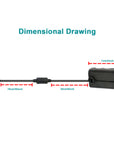 NP F550 Dummy Battery to Hirose 4 Pin Male Power Cable for Sony to Feelworld Monitor 7” F7 Alvin’s Cables
