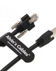 Alvin's Cables GigE Cat6 S STP Screw Lock Horizontal RJ45 DrC Cable for Basler Cameras 3M 5M 10M