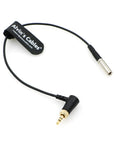 Alvin's Cables Timecode Cable for Canon R5C from Deity Tentacle Sync 3.5mm Lock TRS to DIN 1.0/2.3 Time Code Cable