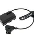 Alvin’s Cables E6 Dummy Battery to D-Tap Power Cable for Canon-R5C Camera 30CM|12Inches