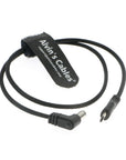 Alvin's Cables Motor Flexible Power-Cable for Tilta-Nucleus-Nano Micro USB to 2.1 DC Barrel Right Angle