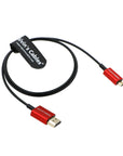 Alvin’s Cables 8K 2.1 Micro-HDMI to Full HDMI Cable for Atomos-Ninja-V 4K-60P Record 48Gbps HDMI for Canon-R5C,R5,R6