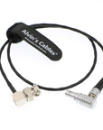 Alvin's Cables BNC to 5 Pin Right Angle Time Code Cable for ARRI Mini Sound Devices ZAXCOM