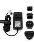 Alvin's Cables Universal AC with UK EU AU US Plugs Adapter Converter Power Cable for Z CAM E2 Flagship Teradek Cube Hollyland Cosmo 600