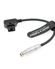Alvin’s Cables Fischer 6 Pin Female to D-tap Power Cable for Vision Research Phantom Miro L320S M320S| VEO4K 990| VEO4K 590 24cm|9.5inches