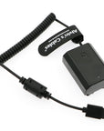 Alvin’s Cables NP-FZ100 Dummy Battery to Ronin S Gimbal Power Coiled Cable for Sony Alpha A9II A9 A7RIV A7RIII A7III A7SIII A6600 Camera