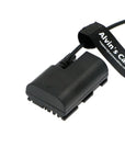 Alvin’s Cables E6 Dummy Battery to D-Tap Power Cable for Canon-R5C Camera 30CM|12Inches
