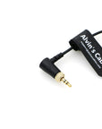 Alvin's Cables Timecode Cable for Canon R5C from Deity Tentacle Sync 3.5mm Lock TRS to DIN 1.0/2.3 Time Code Cable